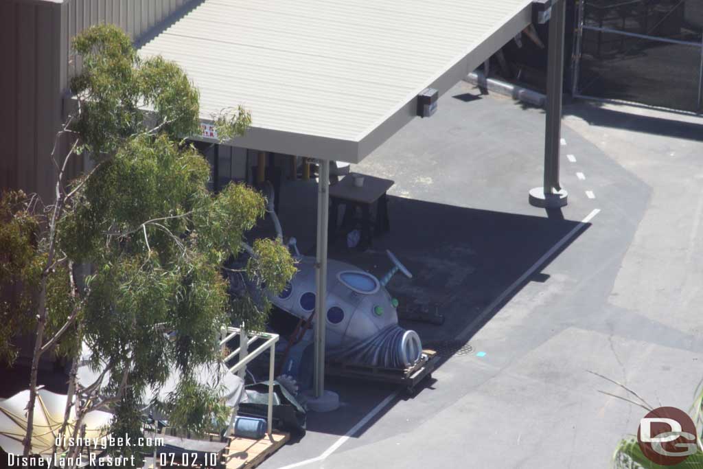 The Muppet ship still parked backstage
