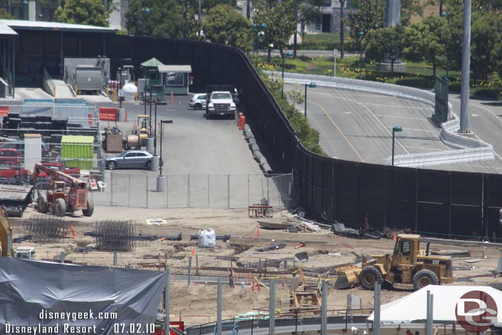 Back to the Cars Land work for one last shot