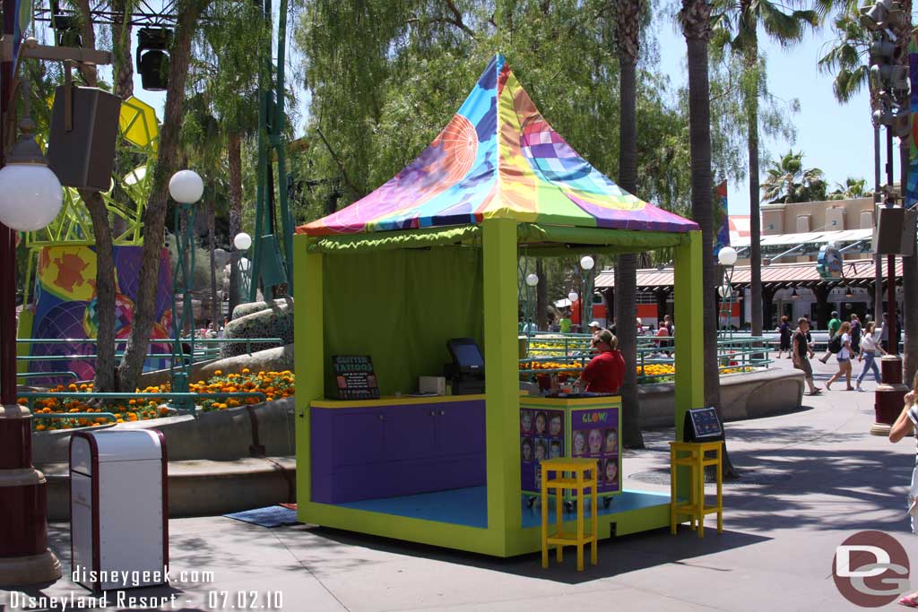 This tent had face painting and was open all afternoon.
