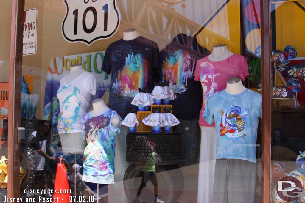 The World of Color window