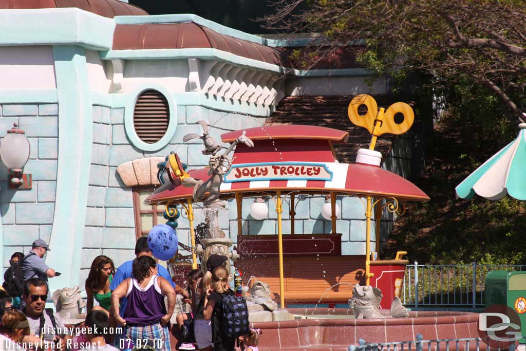 The Trolley is still down by Roger Rabbit.