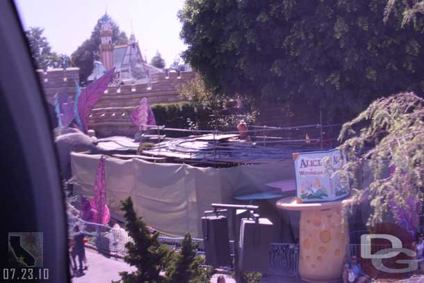 Alice closed down last Friday for installation of railings on the outdoor section of the attraction.