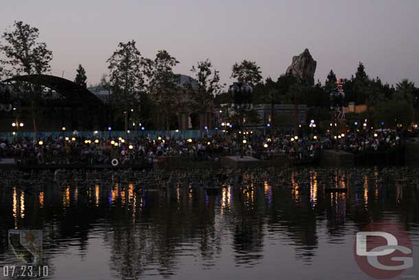 Waiting for World of Color...