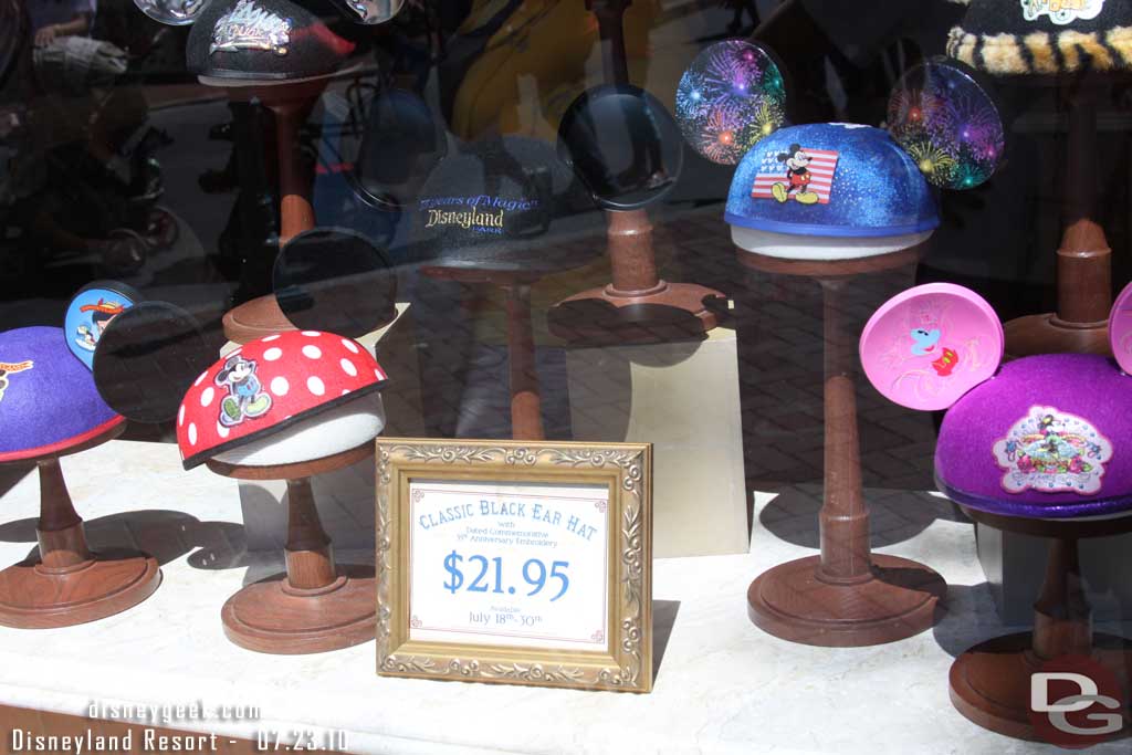 I did not catch this Saturday.. those 55th mouse ears are $22