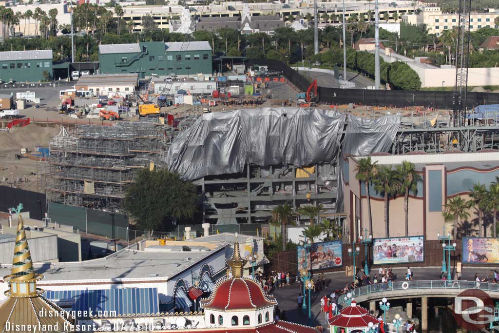 A closer look at the Cars Land work