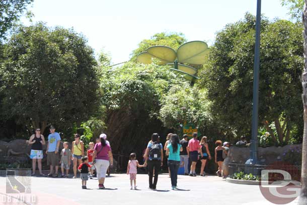 Now onto the new area.. here is the entrance to Bugs Land.