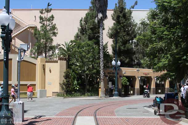 To help with orientation the large building beyond the Fastpass is the Animation building.