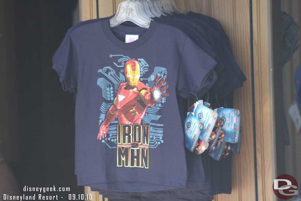 A Marvel shirt in the gift shop on the Pier.