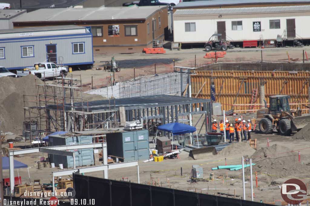 Another building going up along route 66 (also looks like a Friday meeting to look at the site).