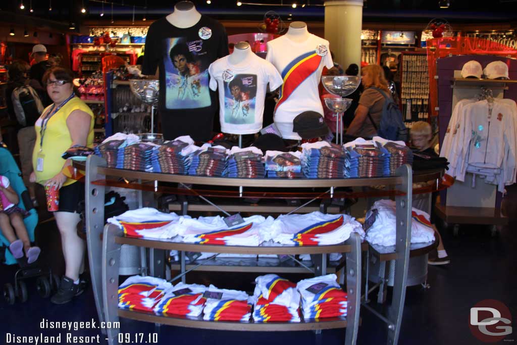 Captain EO still has the prime placement in Star Traders, the racks were calmer than they have been.