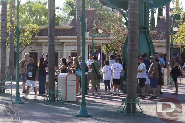 Today marked the D23 Scavenger Hunt. Due to a scheduling conflict I was not able to participate, but did talk to several who were and snapped some random shots of people participating as I made a quick trip through the park this morning.