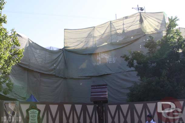 The Village Haus is under wraps