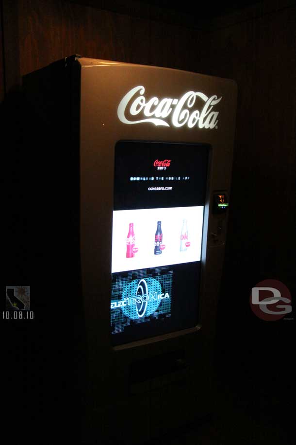 There is a Coke vending machine nearby too.