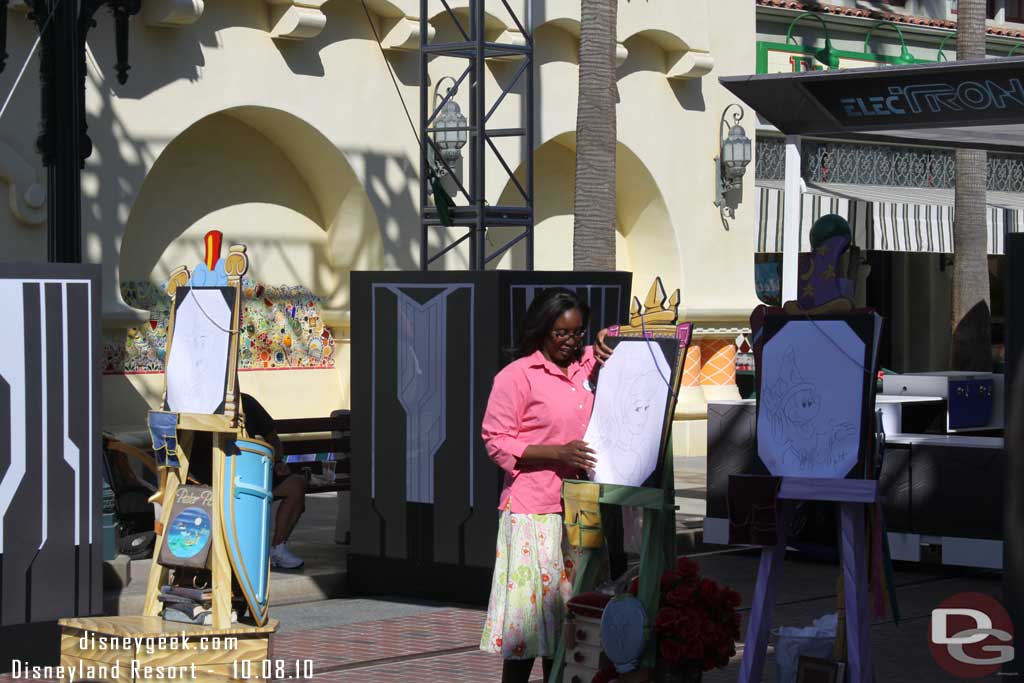 The Drawn to the Magic show was out in the street today and it sounded to me like they were using the elecTRONica speakers, the show sounded much louder and crisper than it usually does.