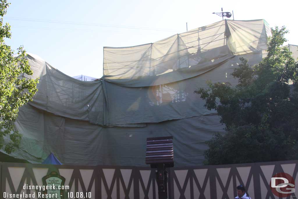 The Village Haus is under wraps