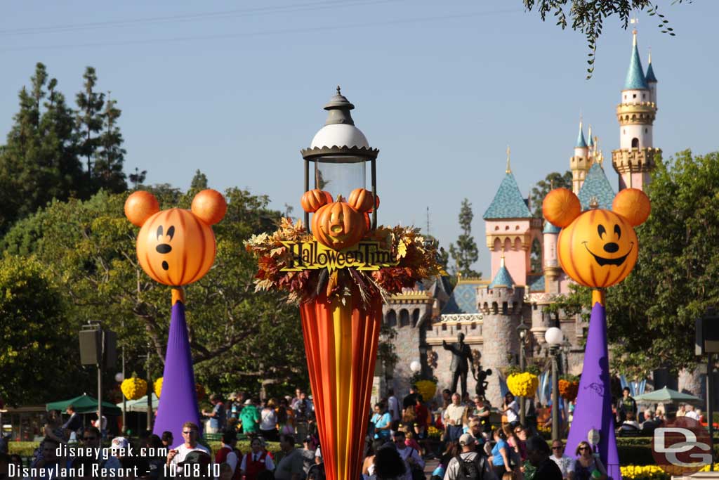 They were setting up for the Halloween Party.