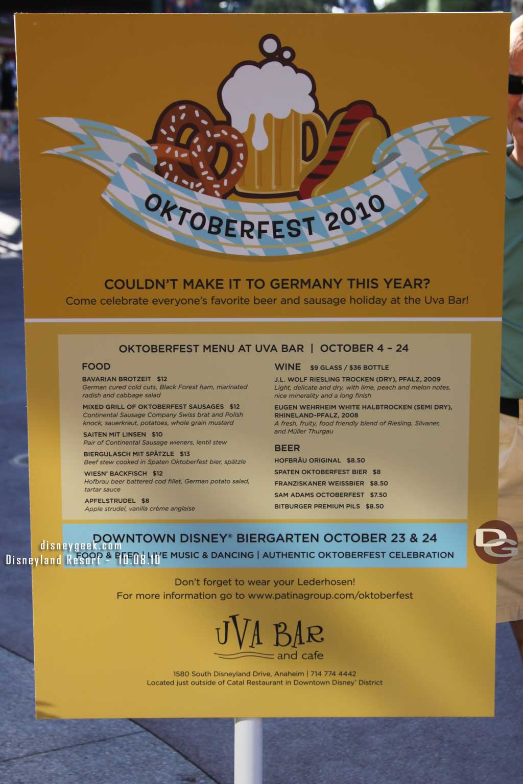 Mark your calendars if you like Oktoberfest.