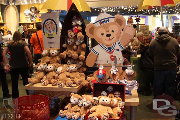 Duffy is moving into DCA. Here is a display in Greetings from California.