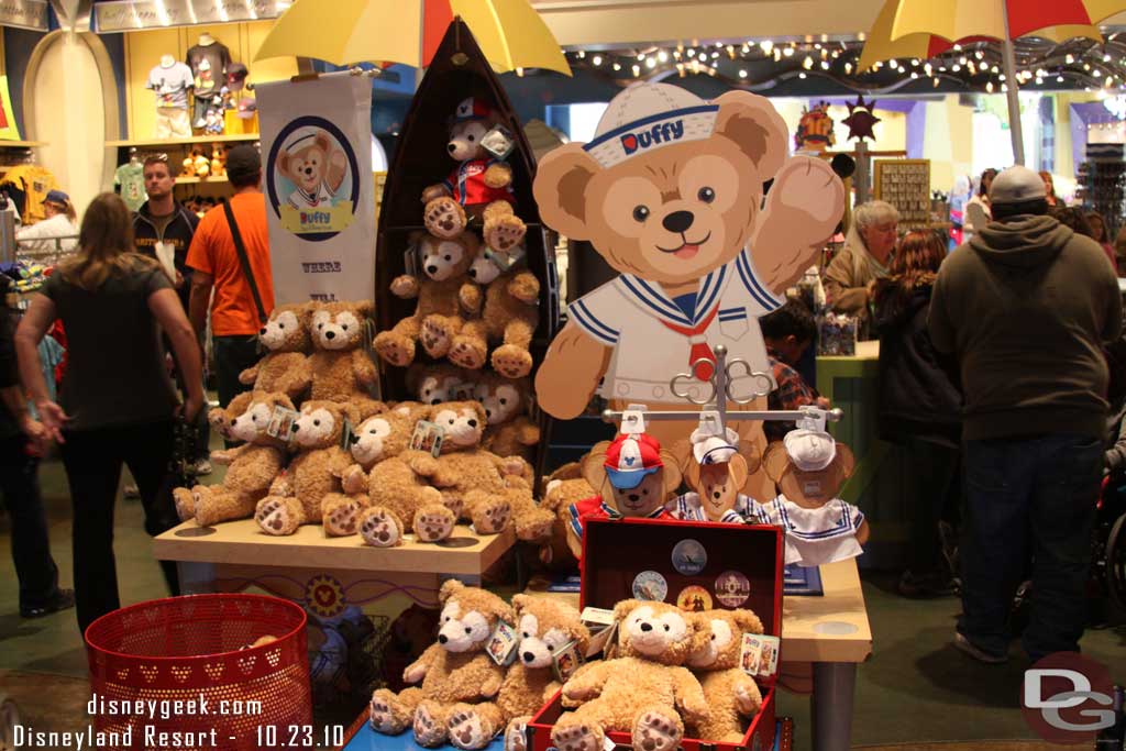 Duffy is moving into DCA. Here is a display in Greetings from California.