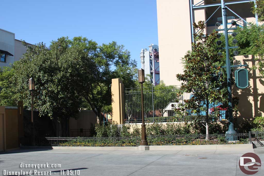 And they finally finished the small wall area between Tower and the Hyperion queue.