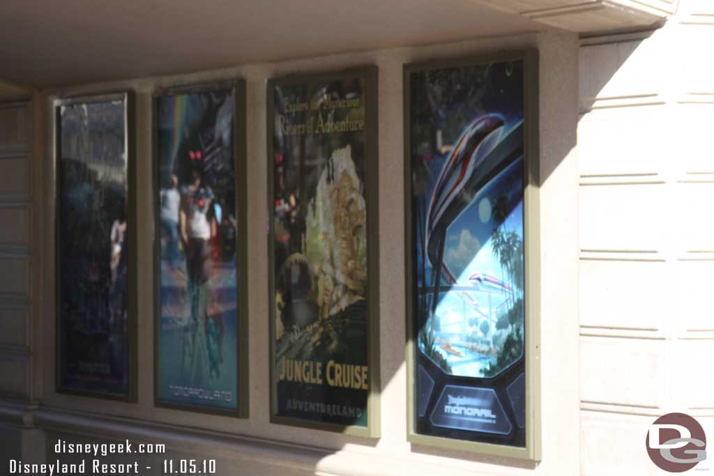 Thought this was odd.  Captain EO has two posters in the same tunnel.  One on each side.