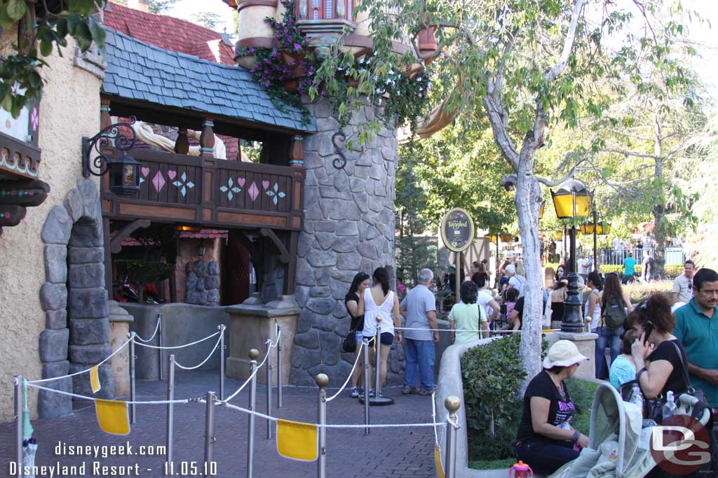 A good size queue set up for Tangled.