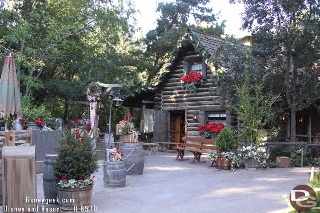 The ranch was closed for its holiday makeover.