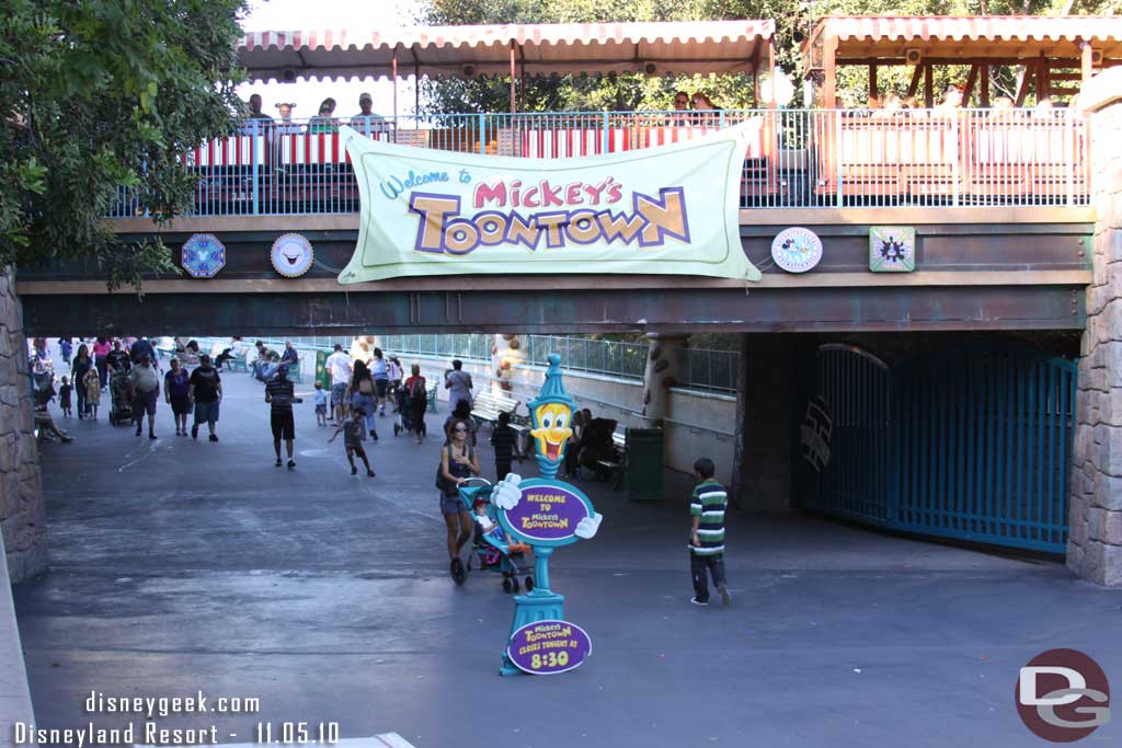 Over to Toontown.