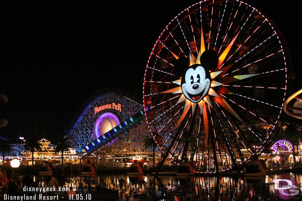 Watched the 9pm WoC show from near the Zephyr in the Standby area.