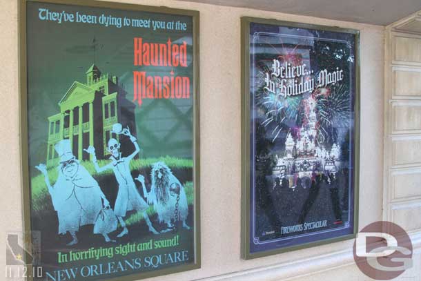 Wonder why there is not a Haunted Mansion Holiday attraction poster?