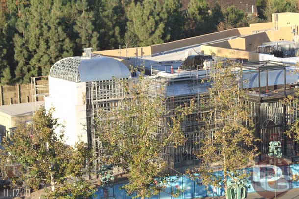 A look over at the Little Mermaid building