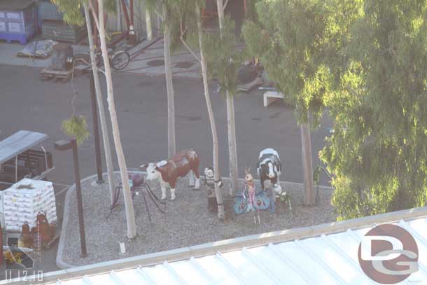 The gang is still hanging out backstage.