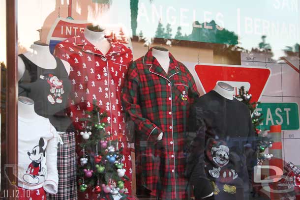 Some of the Christmas merchandise in Greets from California