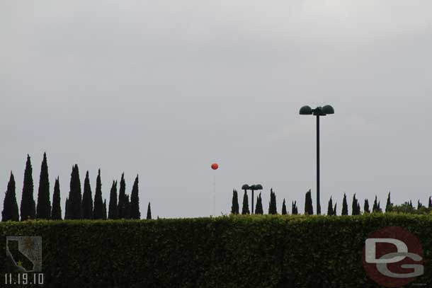 A random balloon in the distance.