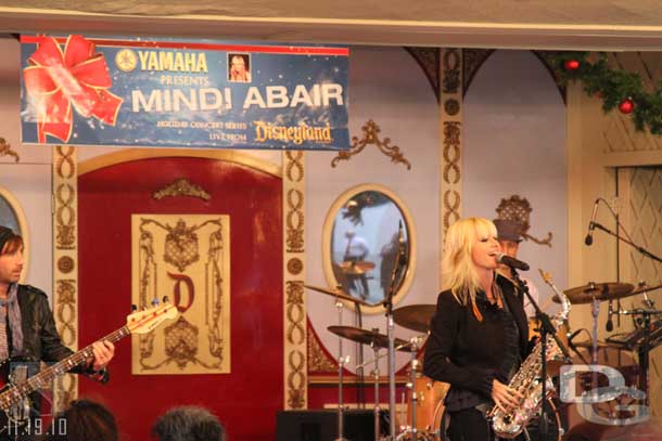 This years Yamaha concert series is underway.  Friday Mindi Abair was performing.