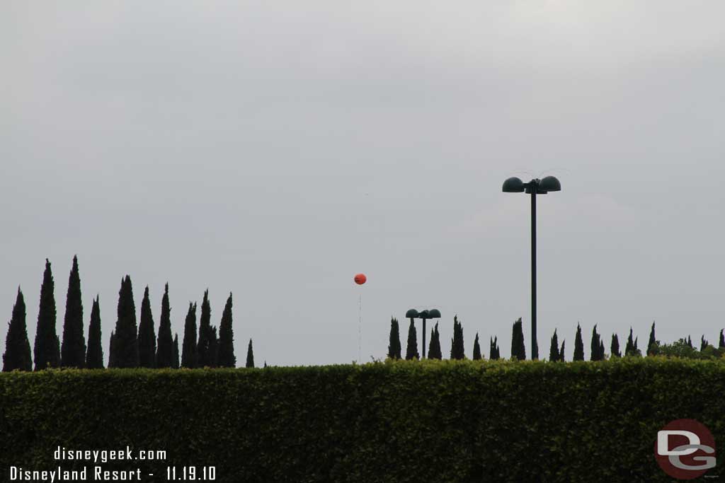 A random balloon in the distance.