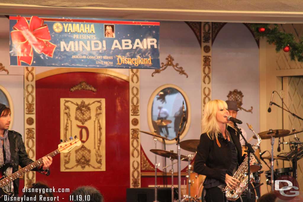 This years Yamaha concert series is underway.  Friday Mindi Abair was performing.