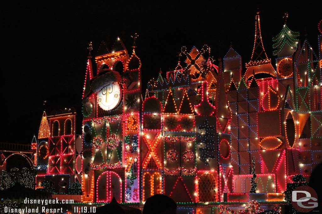 Next up a night time ride on Small World Holiday