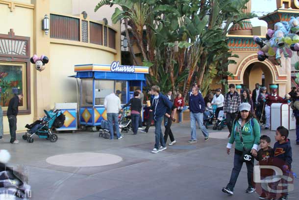 Did not notice last week, but the trees on the other side, heading toward the Backlot are gone too.