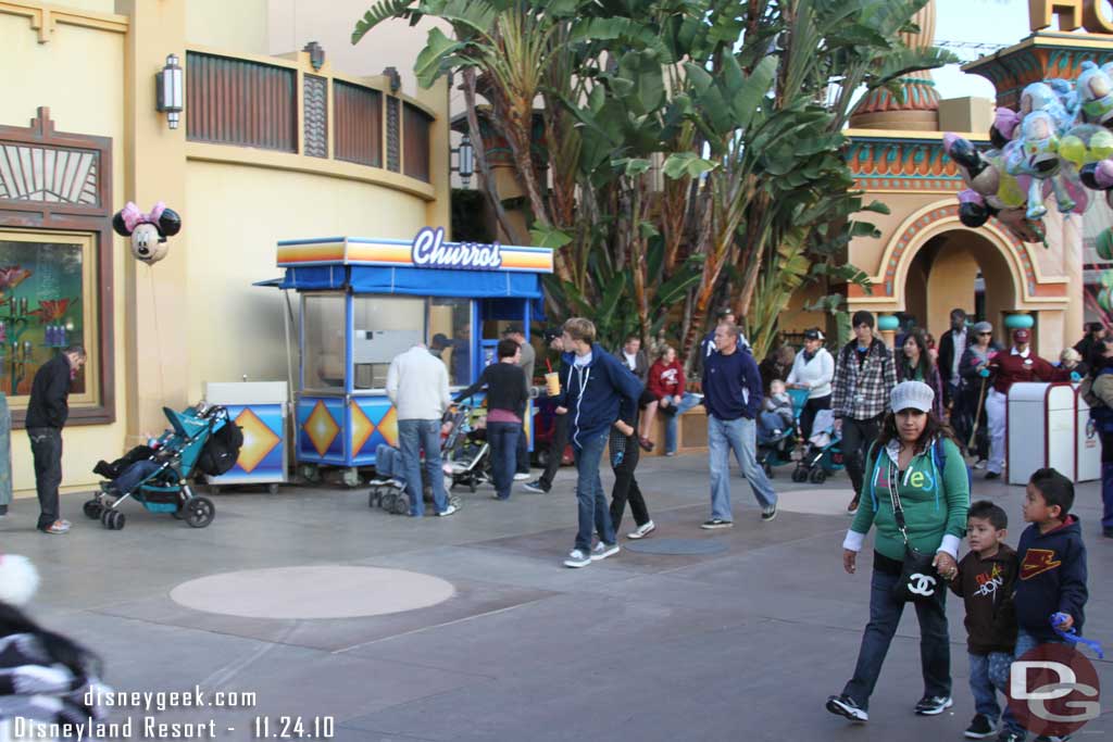 Did not notice last week, but the trees on the other side, heading toward the Backlot are gone too.