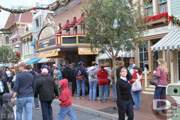 A line for Disneyana.  There was a signing and release this morning.