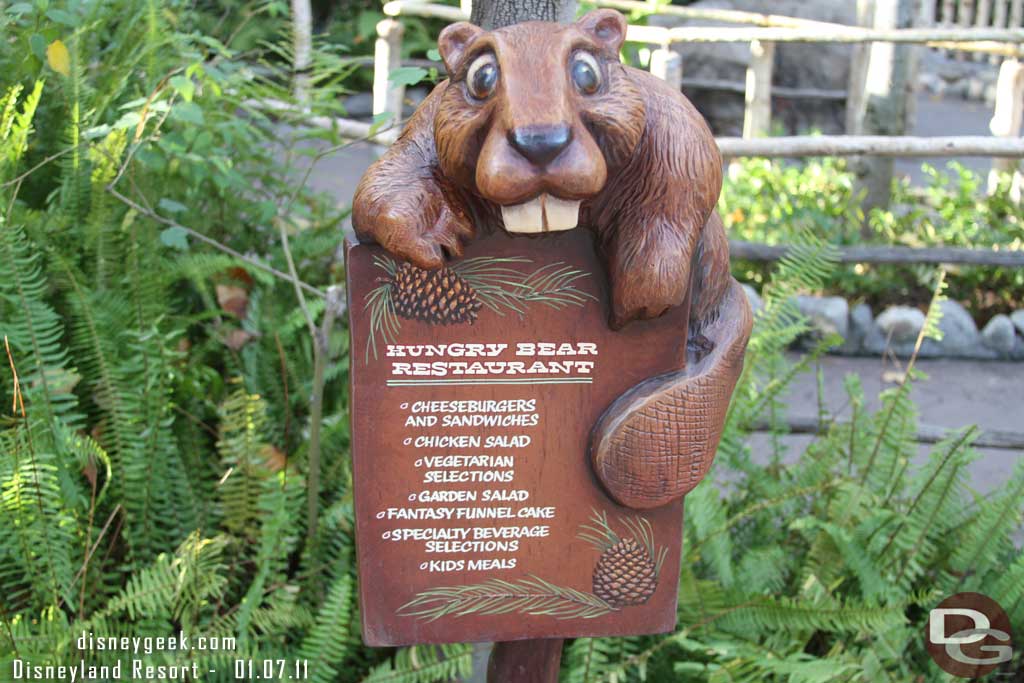 Walked through the Hungry Bear