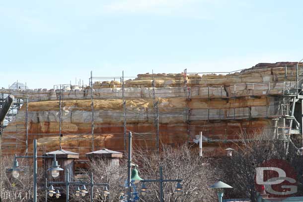 A look over at the rocks overlooking the Wharf