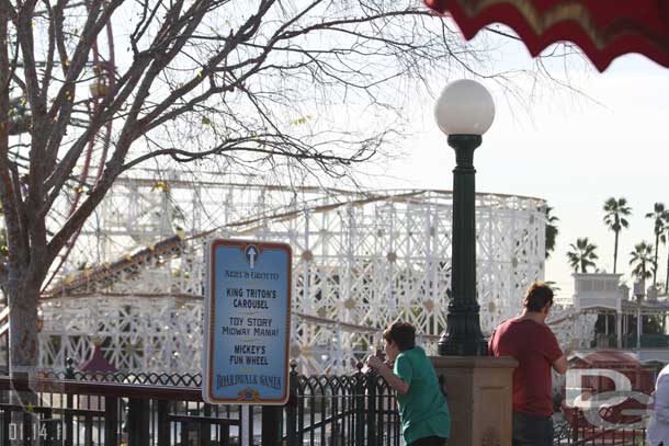 Some signage to help you find your way around the Pier since it is blocked off where the Maliboomer used to be.