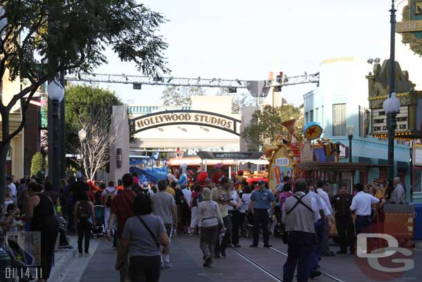 Another Incredibles show going on.  I believe there are about a half dozen shows a day.  But no schedule posted or listed anywhere that I could see.