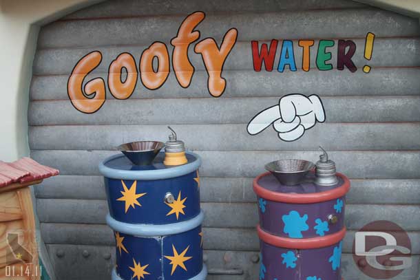 The taller Goofy Water fountain is still broken.. it has been at least two visits.. maybe three now.