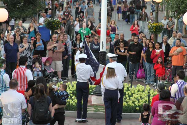 Speaking of the Flag Retreat this past Wednesday they had a special one honoring a Silver Star and Medal of Honor Recipient.  Check it out in the Guest Update section.  Also I posted video to the Youtube channel.