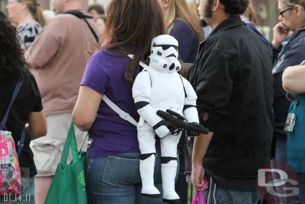 I had not seen this Star Wars backpack (just the Yoda ones).  Seems rather large for a rather small carrying capacity.