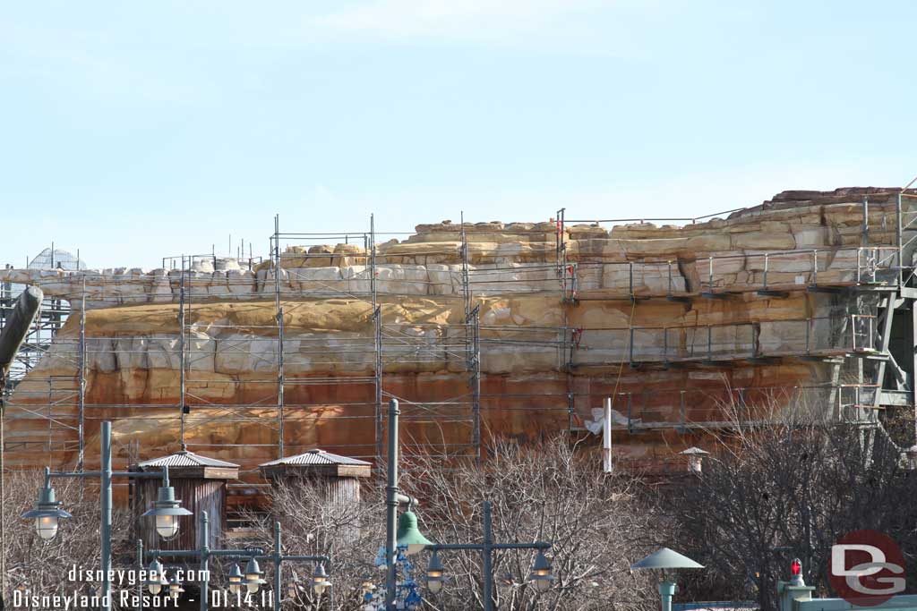 A look over at the rocks overlooking the Wharf