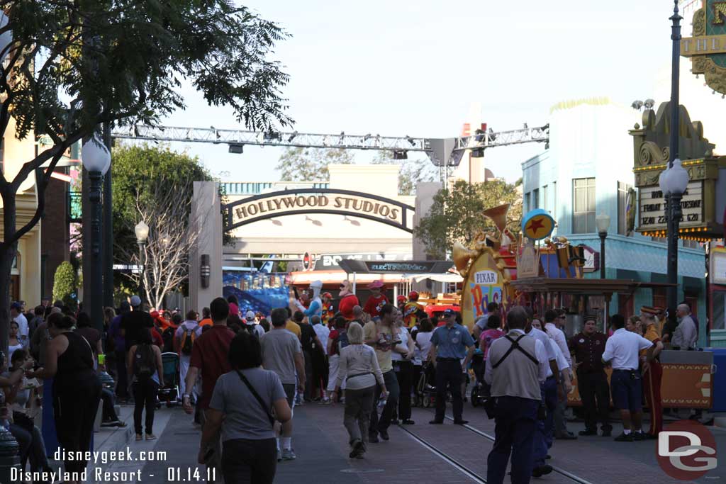 Another Incredibles show going on.  I believe there are about a half dozen shows a day.  But no schedule posted or listed anywhere that I could see.